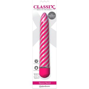 Vibrador Classix Sweet Swirl Rosa Multivelocidad