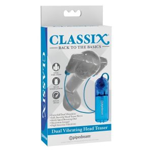 Funda Estimuladora Masculina Vibrating Head Teaser