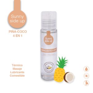 Lubricante térmico para masaje 4 en 1 Comestible Piña Coco