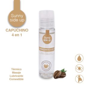 Lubricante térmico para masaje 4 en 1 Comestible Capuchino