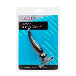 Plug Anal Curvo Silicone Rump Rider Black Calexotics