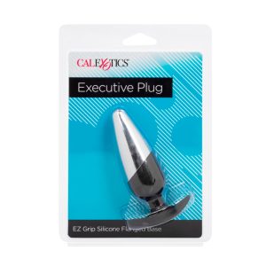 Plug Anal Premium Executive Calexotics De Silicona Y Metal