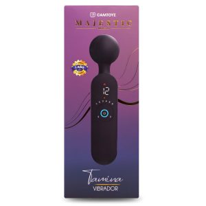 Vibrador Hitachi Tamina Térmico Recargable Camtoyz Negro