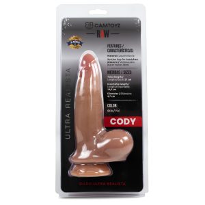 Dildo Ultra Realista Eyacúlador Cody Con Ventosa Camtoyz