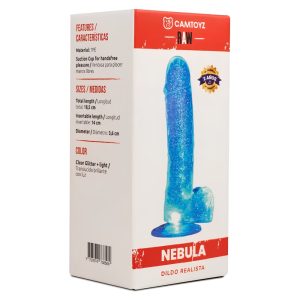 Dildo Realista Nebula Transparente Raw Camtoyz
