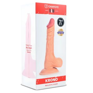Dildo Realista Krono 7.5 Pulgadas Con Ventosa Camtoyz Nude