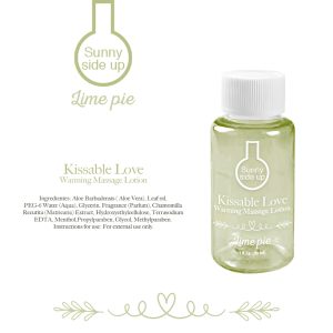Aceite Para Masaje Corporal Sunny Side Up Kissable Love Lime Pie 30 ml