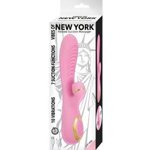Vibrador Doble Estimulacion Vibes Of New York Ribbed Suction