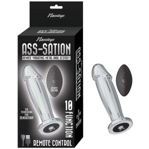 Plug Anal Metálico Con Vibración Ass-sation Remote