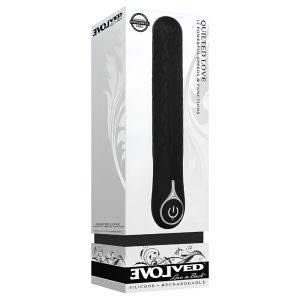 Vibrador Recargable 12 Velocidades Quilted Love Evolved Negro