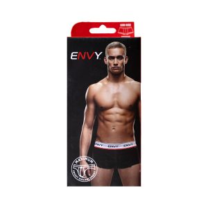 Bóxer Envy Low Rise para Hombre Color Negro
