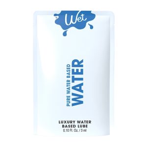 Lubricante Personal Wet Water Luxury Base Agua 3 ml