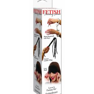 Kit BDSM Lover's Fantasy Esposas Látigo y Antifaz