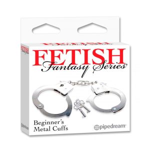 Esposas Metálicas Fetish Fantasy Plateadas con Llaves