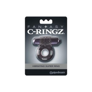 Anillo Vibrador para Pene Fantasy C-Ringz Negro