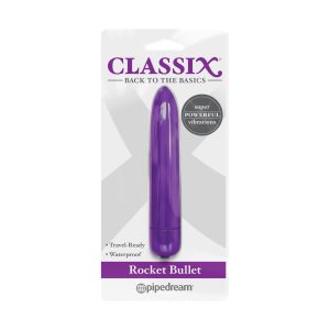 Bala Vibradora Classix Rocket Bullet Morada Pipedream